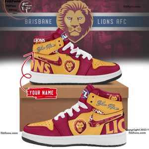 Brisbane Lions Air Jordan 1 Personalized 2024