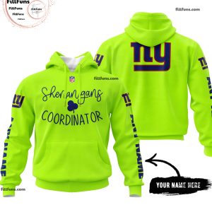 Custom Name NFL New York Giants Shenanigans Coordinator Hoodie