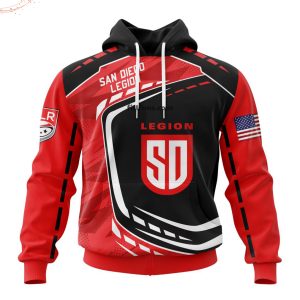 MLR San Diego Legion Special Design Concept Kits ST2402 3D Hoodie