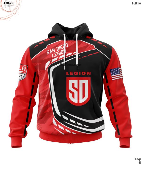 MLR San Diego Legion Special Design Concept Kits ST2402 3D Hoodie