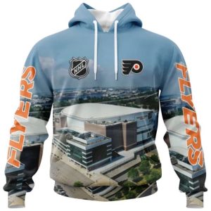 NHL Philadelphia Flyers Personalized Arena Skyline Design 3D Hoodie
