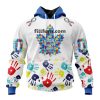 Personalized NHL Vancouver Canucks Special Autism Awareness Design Hoodie