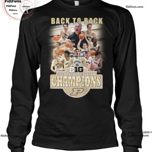 Back To Back B1G 2024 Regular Season Champions Purdue T-Shirt