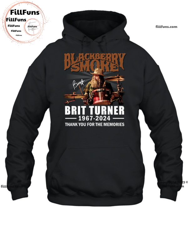 Blackberry Smoke Brit Turner 1967-2024 Thank You For The Memories T-Shirt
