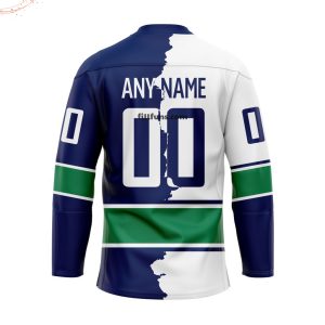NHL Vancouver Canucks Personalized Home Mix Away Hockey Jersey