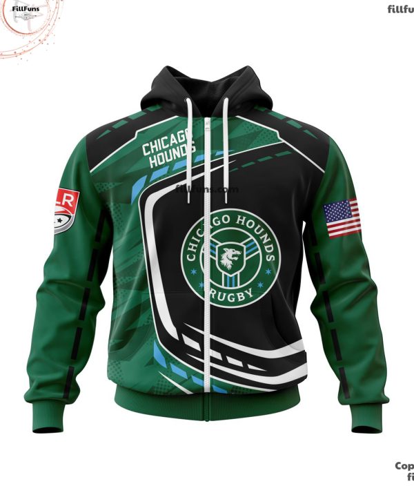 MLR Chicago Hounds Special Design Concept Kits ST2402 3D Hoodie
