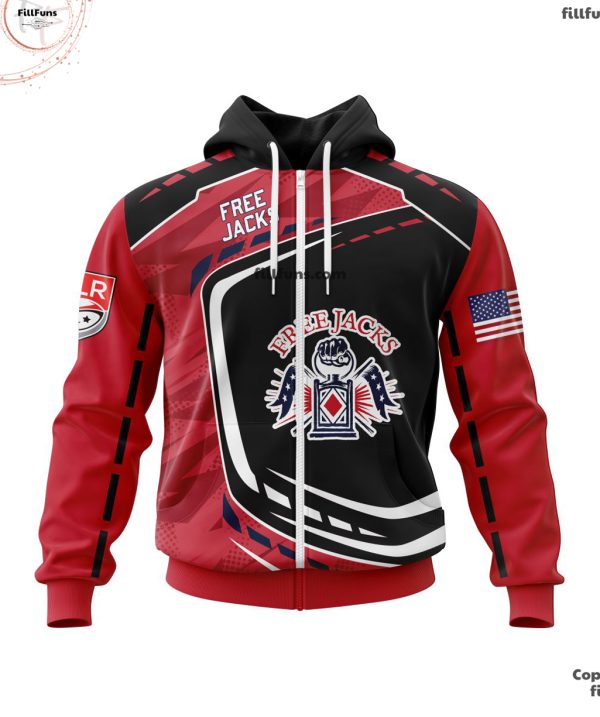 MLR New England Free Jacks Special Design Concept Kits ST2402 3D Hoodie