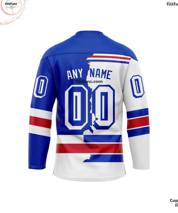 NHL New York Rangers Personalized Home Mix Away Hockey Jersey