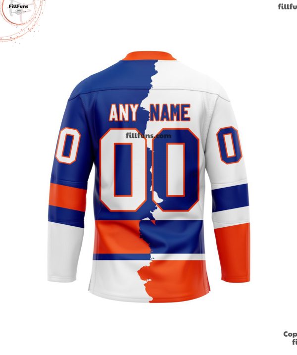 NHL New York Islanders Personalized Home Mix Away Hockey Jersey