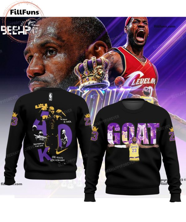 Lebron James G.O.A.T The Debate Is Over Black Hoodie