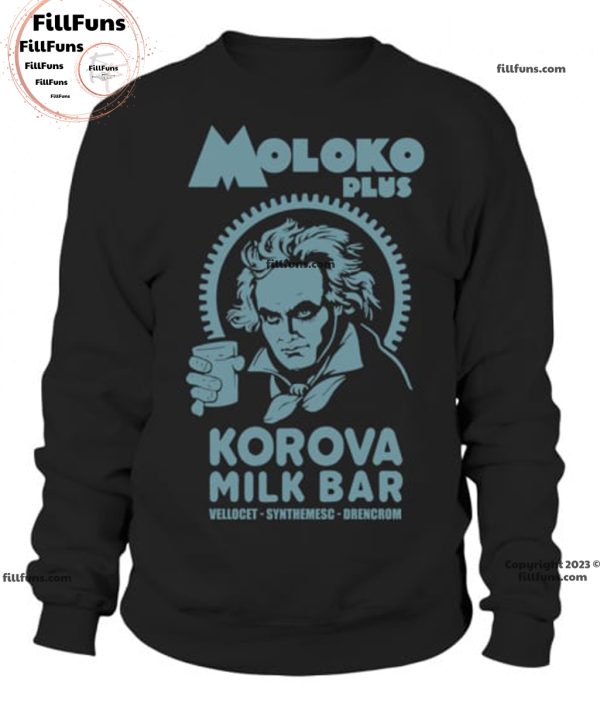 Moloko Plus Korova Milk Bar Vellocet- Synthemesc- Drencrom T-Shirt