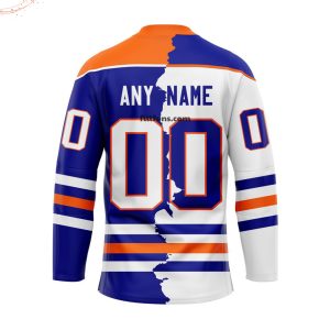 NHL Edmonton Oilers Personalized Home Mix Away Hockey Jersey
