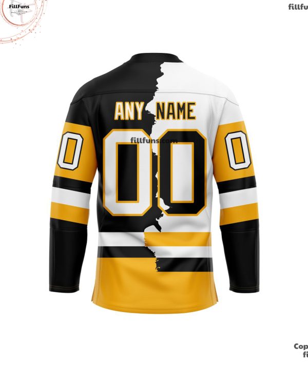NHL Pittsburgh Penguins Personalized Home Mix Away Hockey Jersey