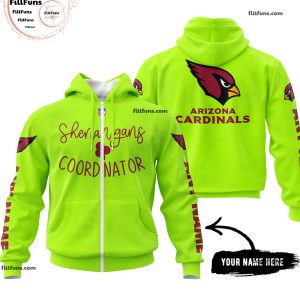Custom Name NFL Arizona Cardinals Shenanigans Coordinator Hoodie