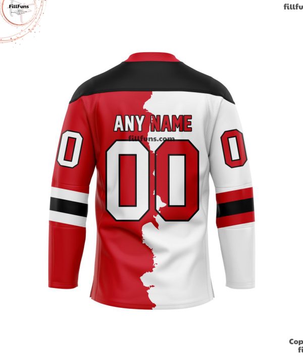 NHL New Jersey Devils Personalized Home Mix Away Hockey Jersey