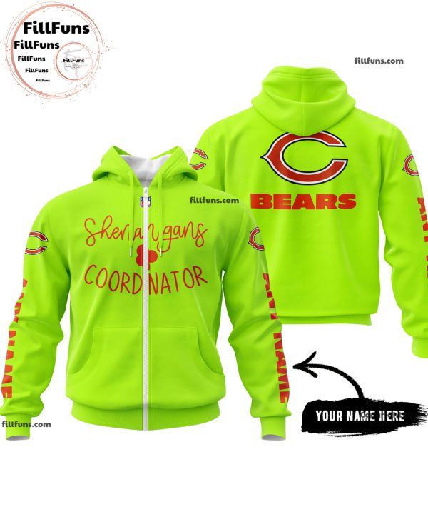 Custom Name NFL Chicago Bears Shenanigans Coordinator Hoodie