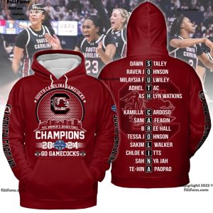 South Carolina Gamecocks Sec Women’s Basketball Champions 2024 Go Gamecocks Garnet T-Shirt