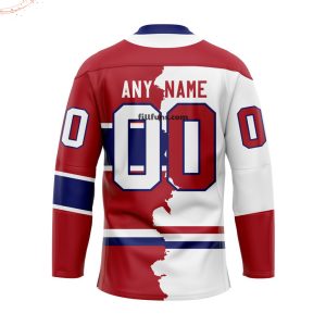 NHL Montreal Canadiens Personalized Home Mix Away Hockey Jersey
