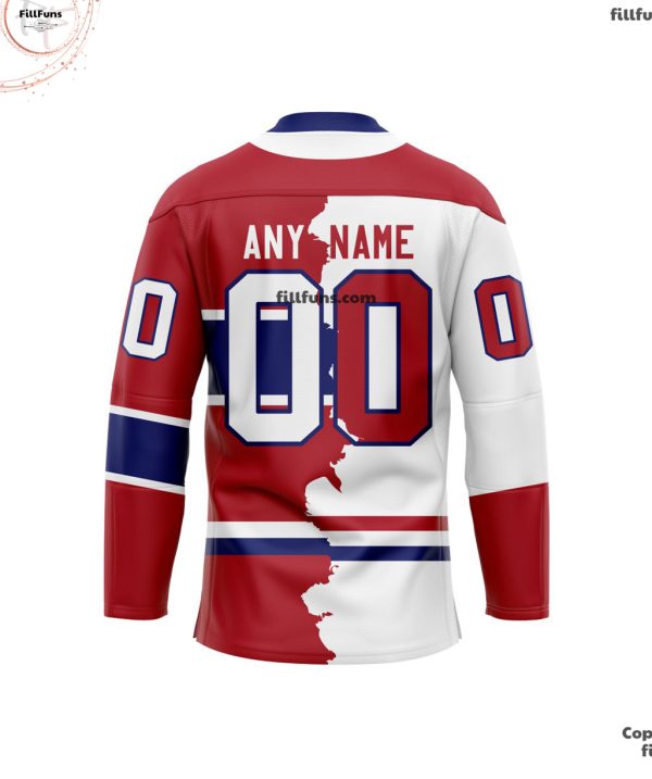 NHL Montreal Canadiens Personalized Home Mix Away Hockey Jersey