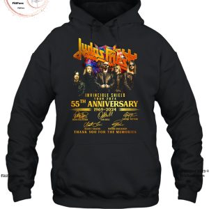 Judas Priest Invincible Shield Tour 2024 55TH Anniversary 1969-2024 Thank You For The Memories T-Shirt