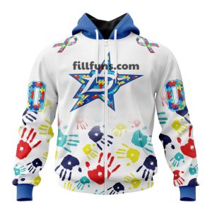 Personalized NHL Dallas Stars Special Autism Awareness Design Hoodie