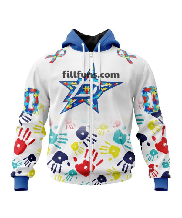 Personalized NHL Dallas Stars Special Autism Awareness Design Hoodie