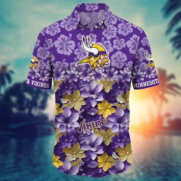 Minnesota Vikings NFL Hawaiian Shirt Trending Summer