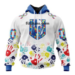 Personalized NHL Vegas Golden Knights Special Autism Awareness Design Hoodie
