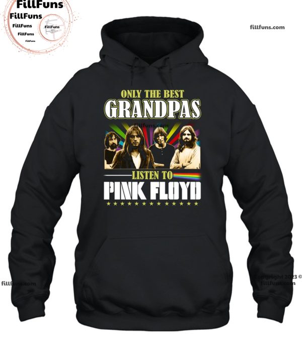 Only The Best Grandpas Listen To Pink Floyd Smooth Graphic T-Shirt