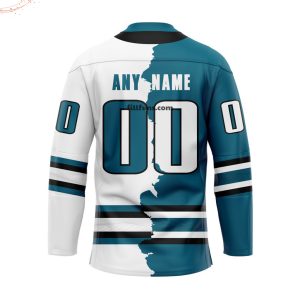NHL San Jose Sharks Personalized Home Mix Away Hockey Jersey