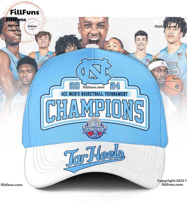 2024 ACC Men’s Basketball Tournament Champions Tar Heels Classic Cap – Blue