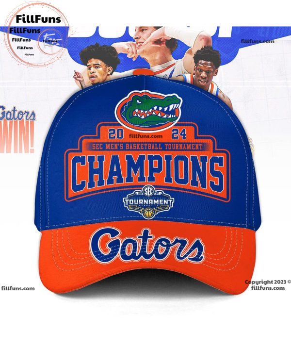 2024 SEC Men’s Basketball Tournament Champions Florida Gators Classic Cap – Blue