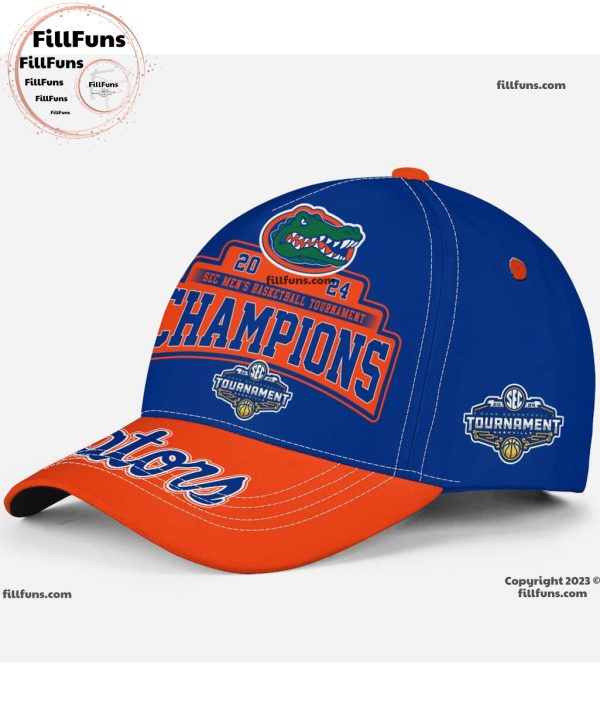 2024 SEC Men’s Basketball Tournament Champions Florida Gators Classic Cap – Blue