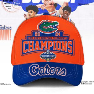 2024 SEC Men’s Basketball Tournament Champions Florida Gators Classic Cap – Orange