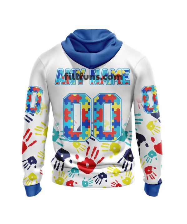Personalized NHL Winnipeg Jets Special Autism Awareness Design Hoodie