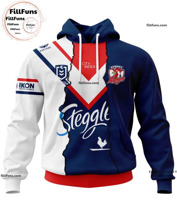 NRL Sydney Roosters Special Mix Jersey Hoodie Joggers Set