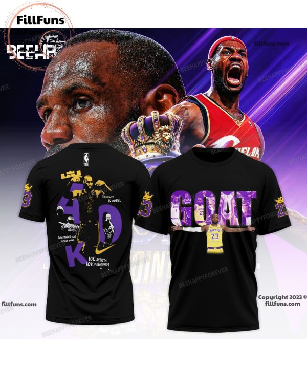 Lebron James G.O.A.T The Debate Is Over Black Hoodie