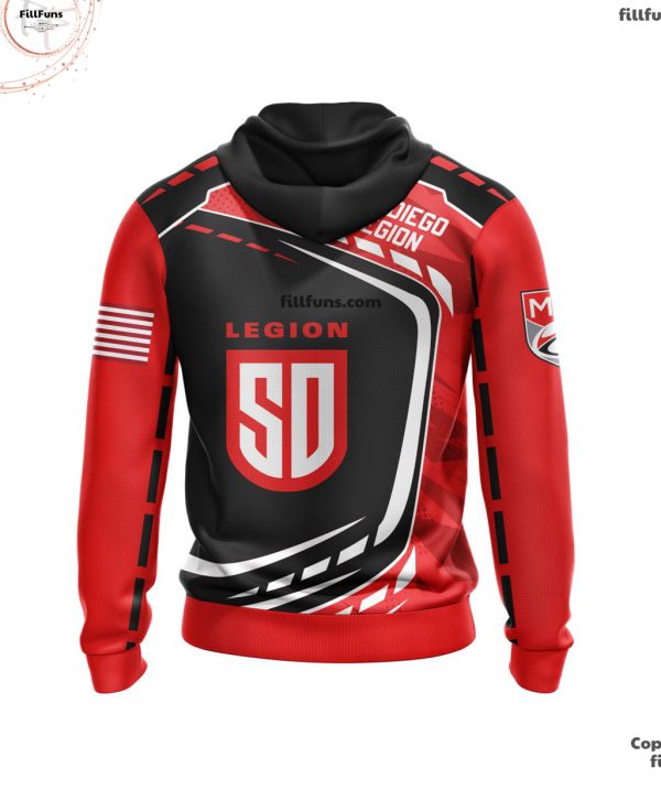 MLR San Diego Legion Special Design Concept Kits ST2402 3D Hoodie