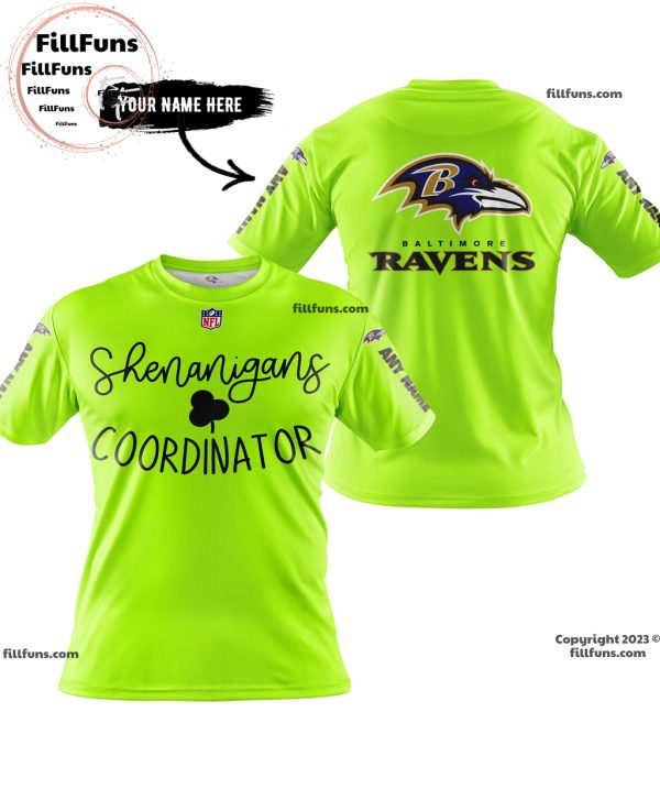 Custom Name NFL Baltimore Ravens Shenanigans Coordinator Hoodie