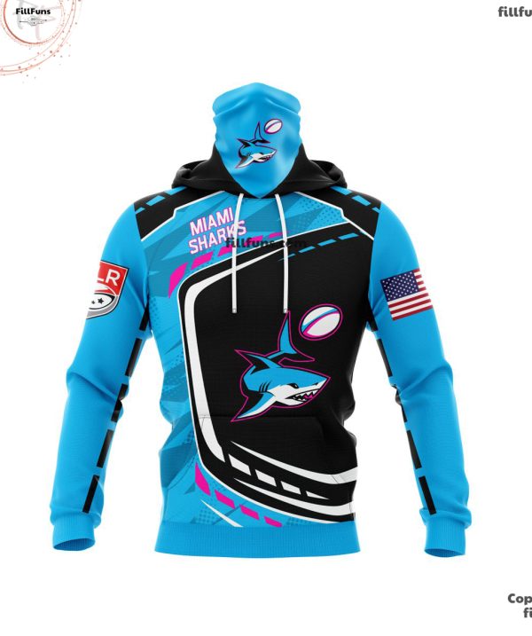 MLR Miami Sharks Special Design Concept Kits ST2402 3D Hoodie
