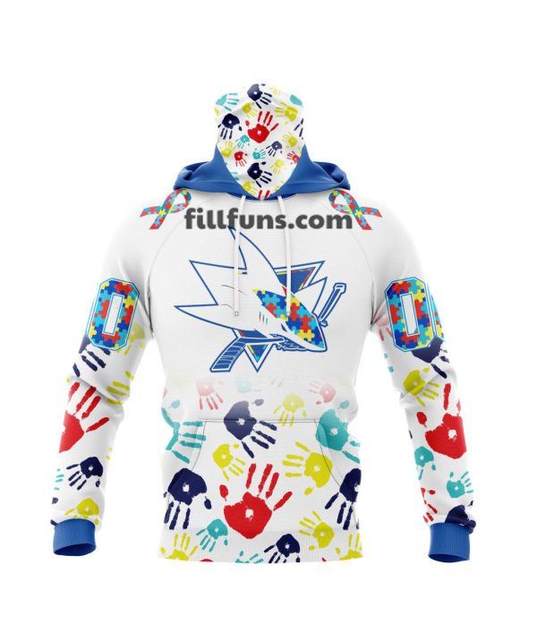 Personalized NHL San Jose Sharks Special Autism Awareness Design Hoodie