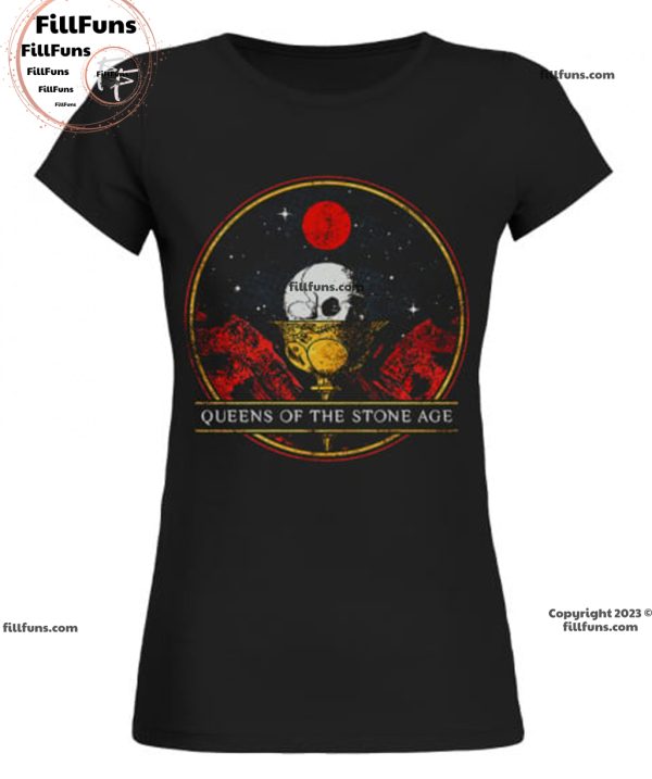 Queens Of The Stone Age Chalice & Skull T-Shirt