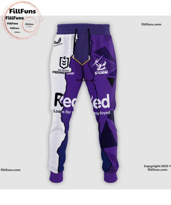 NRL Melbourne Storm Special Mix Jersey Hoodie Joggers Set