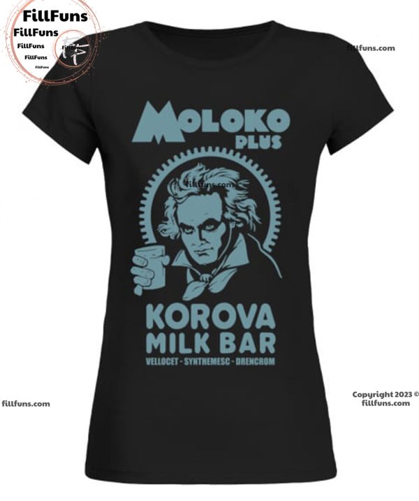 Moloko Plus Korova Milk Bar Vellocet- Synthemesc- Drencrom T-Shirt