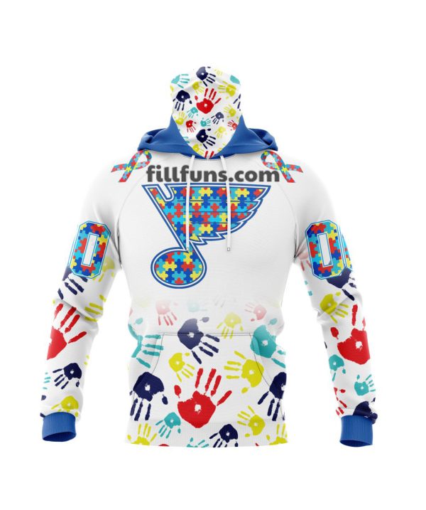 Personalized NHL St. Louis Blues Special Autism Awareness Design Hoodie