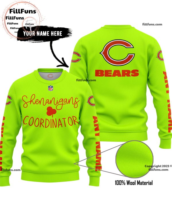 Custom Name NFL Chicago Bears Shenanigans Coordinator Hoodie