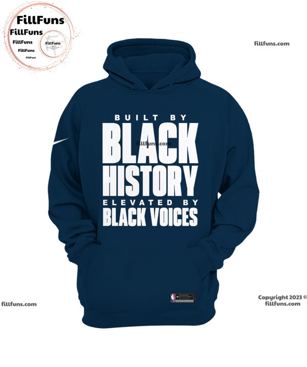 Denver Nuggets Built By Black History Elevated By Black Voices Hoodie, Jogger, Cap