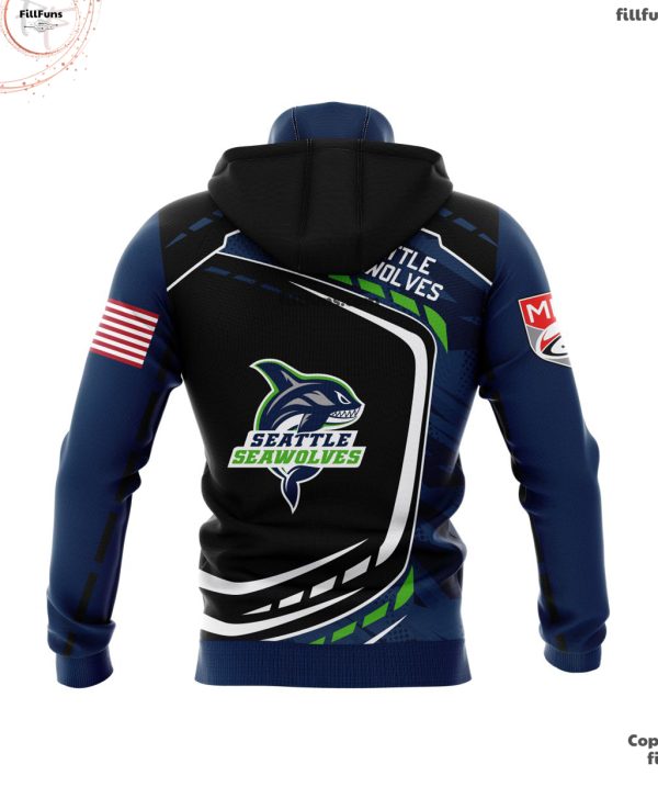 MLR Seattle Seawolves Special Design Concept Kits ST2402 3D Hoodie