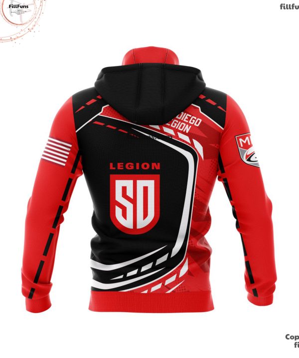 MLR San Diego Legion Special Design Concept Kits ST2402 3D Hoodie