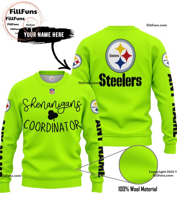 Custom Name NFL Pittsburgh Steelers Shenanigans Coordinator Hoodie